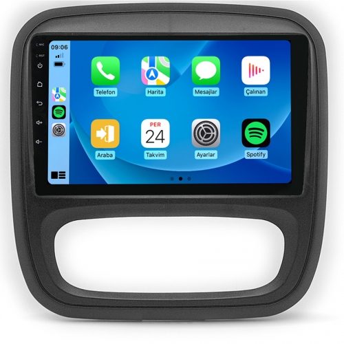 Renault Trafic 9 inç Carplay Androidauto Android Multimedya Sistemi