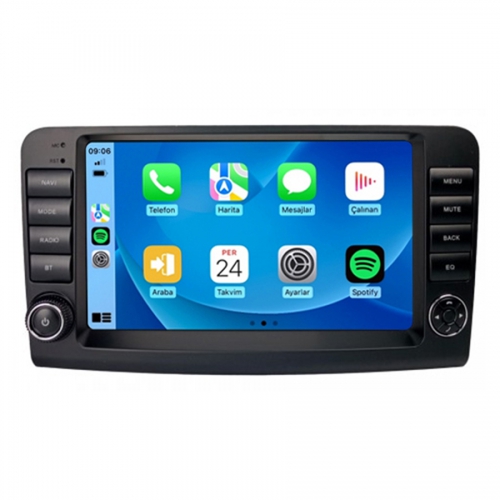 Mercedes Benz M Class (W164) 9 inç Carplay Androidauto Android Multimedya Sistemi