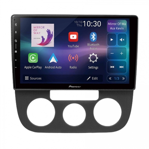 Pioneer PF97BT Volkswagen Jetta Manuel Klima 9 inç Carplay Androidauto Multimedya Sistemi